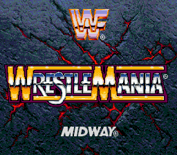 WWF WrestleMania - The Arcade Game (USA) Title Screen
